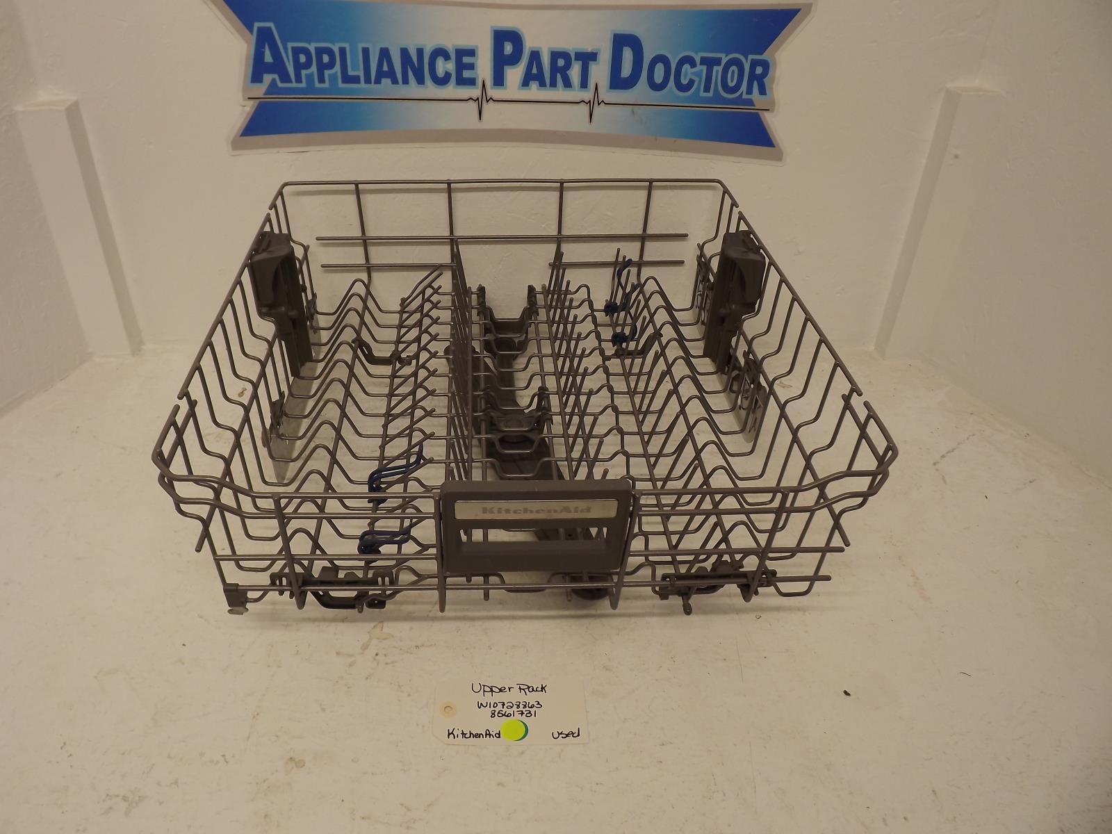 KitcheAid Dishwasher W10728863 8561731 Upper Rack Used KitcheAid Dishwasher W10728863 8561731 Upper Rack Used